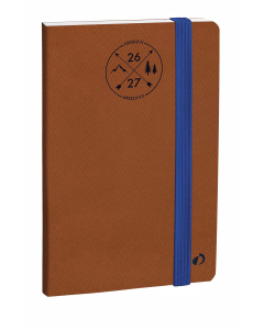 Agenda Planning 21 SD - Semainier Notes - Multilingue - Touch - Noisette - 16 mois de septembre à décembre - 15x21 cm