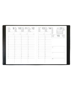 Agenda semainier plastique sans mémo - 27 x 21 cm