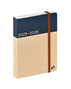 Agenda - Ministre Recyclé - Semainier Planning - 13 mois de décembre à décembre - 16 x 24 cm - Marine