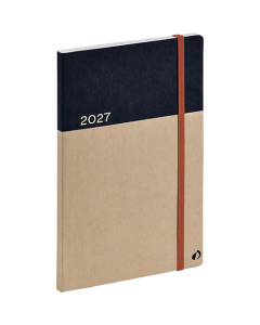 Agenda - Ministre Recyclé - Semainier Planning - 13 mois de décembre à décembre - 16 x 24 cm - Marine