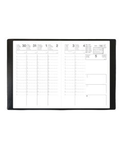 Agenda Semainier Pluton plastique - 9 x 13 cm