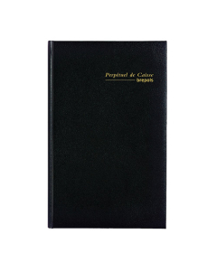 Agenda Perpétuel - Caisse - 14 x 22 cm - Noir