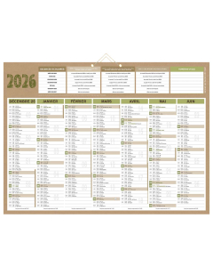 Calendrier Natura Annuel - 21 x 26 cm