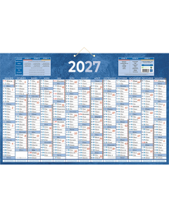 Calendrier Annuel - 13 mois - 43 x 65 cm