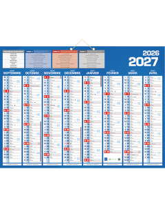 Calendrier RDC 16 mois - 40,5 x 55 cm