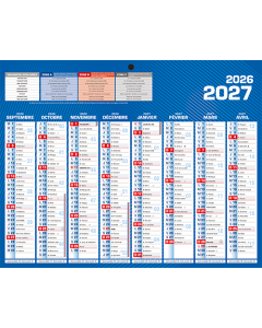 Calendrier RDC 16 mois - 21 x 26,5 cm