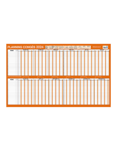 Planning Annuel - Congés / Absences - 60 x 99 cm