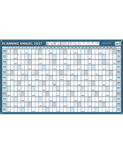 Planning Annuel semi-rigide - 60 x 99 cm