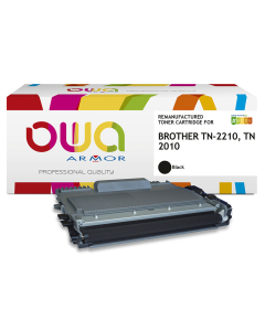 BROTHER TN-2210, TN-2010 – toner remanufacturé OWA – Noir