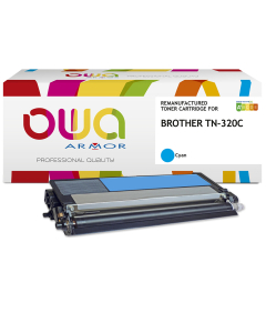 Brother remanufacturé - Toner TN320 - Cyan - 1 500 pages