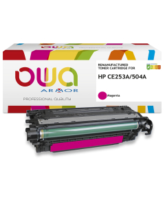 HP remanufacturé - Toner CE253A - Magenta - 7 000 pages