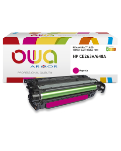 HP remanufacturé - Toner CE263A - Magenta - 11 000 pages