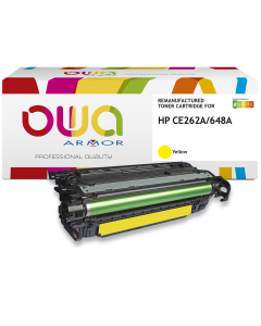 HP remanufacturé - Toner CE262A - Jaune - 11 000 pages