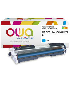 HP remanufacturé - Toner CE311A - Cyan - 1 000 pages