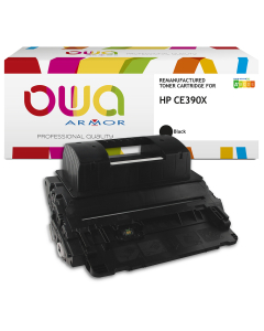 HP remanufacturé - Toner CE390X - Noir - 24 000 pages