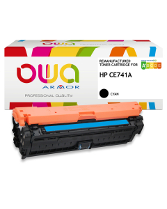 HP remanufacturé - Toner CE741A - Cyan - 7 300 pages