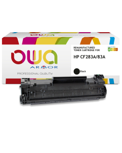 HP remanufacturé - Toner CF283A - Noir - 1 500 pages