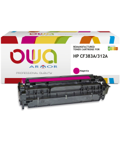 HP remanufacturé - Toner CF383A - Magenta - 1 500 pages