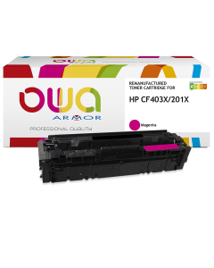 HP remanufacturé - Toner CF403X - Magenta - 2 300 pages