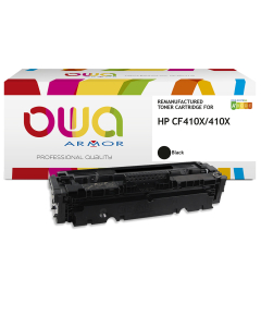 HP remanufacturé - Toner CF410X - Noir - 6 500 pages