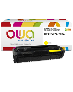 HP remanufacturé - Toner CF542A - Jaune - 1 300 pages