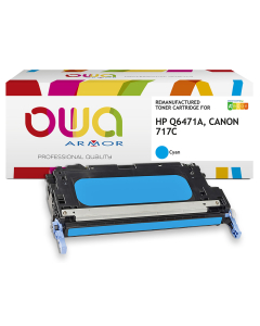 HP remanufacturé - Toner Q6471A - Cyan - 4 000 pages