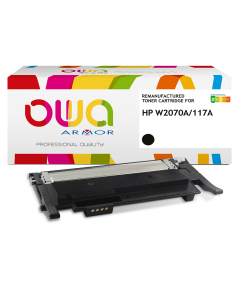 HP remanufacturé - Toner W2070A - Noir - 1 000 pages