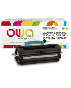 Lexmark remanufacturé - Toner E250A11E - Noir - 3 500 pages