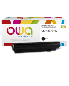 OKI remanufacturé - Toner 43979102 - Noir - 3 500 pages