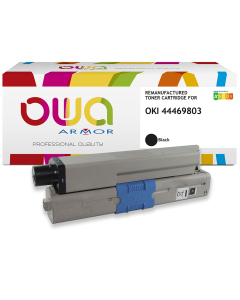 OKI remanufacturé - Toner 44469803 - Noir - 3 500 pages