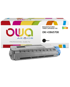 OKI remanufacturé - Toner 43865708 - Noir - 8 000 pages