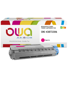 OKI remanufacturé - Toner 43872306 - Magenta - 2 000 pages