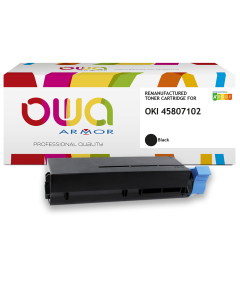 OKI remanufacturé - Toner 45807102 - Noir - 3 000 pages