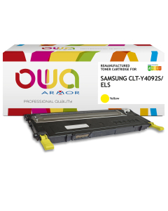 Samsung remanufacturé - Toner CLT-Y4092 - Jaune - 1000 pages