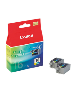 Cartouche Canon - BCI 16 - couleurs (double pack)