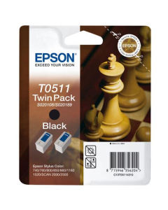 Cartouche Epson - T051142 - noire (double pack)