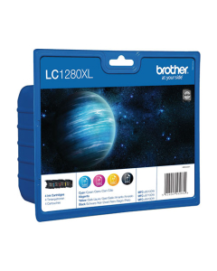 Pack 4 cartouches Brother - LC1280XLVALBP - couleurs