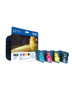 Pack de 4 cartouches Brother - LC1100VALBP - couleurs
