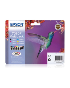 Pack de 6 Cartouches Epson - T080740 - couleurs