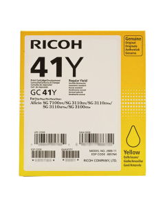 Cartouche Ricoh - GC41Y - jaune