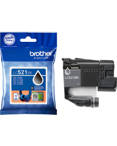 Cartouche d'encre -LC521BK - Noire - 500 pages