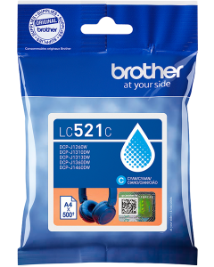 Cartouche d'encre -LC521CY - Cyan - 500 pages