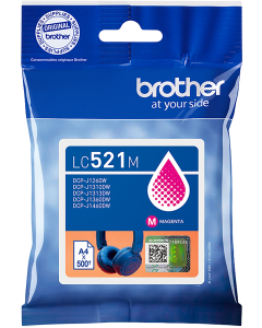 Cartouche d'encre -LC521M - Magenta - 500 pages
