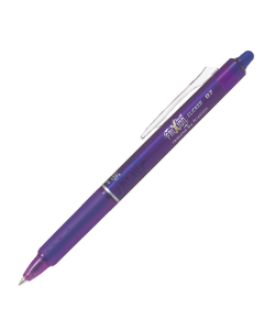 FriXion Ball Clicker 0.7 - Roller encre gel effaçable - Pointe moyenne - Violet
