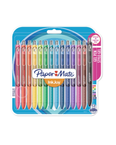 14 x Paper Mate InkJoy Gel - Rétractable - Pointe moyenne 0.7 mm