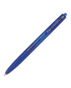 Stylo à bille Pilot Super Grip G rétractable pointe moyenne bleu