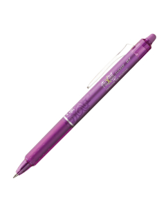 FriXion Ball Clicker 0.7 - Roller encre gel effaçable - Pointe moyenne - Mauve