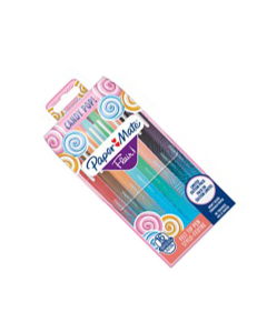 16 x Paper Mate Flair - Feutre d'écriture - Pointe moyenne 0,7 mm - Assortiment pastel