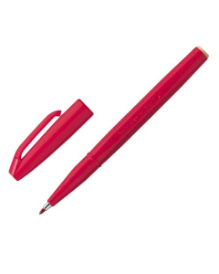Stylo feutre Pentel Sign Pen S 520 pointe moyenne rouge