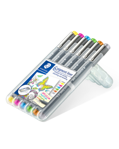 6 x pigment liner 308 - Pointe 0,5 mm